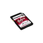 Kingston Canvas React SDXC Class 10 UHS-I U3 V30 A1 100/80MB/s 64GB