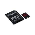 Kingston Canvas React microSDXC Class 10 UHS-I U3 V30 A1 100/80MB/s 64GB