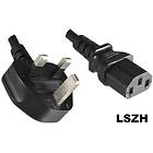 MicroConnect LSZH BS 1363 - IEC C13 1.8m