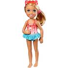 Barbie Club Chelsea Swimming Doll DWJ34