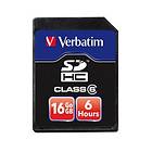 Verbatim HD Video SDHC Class 6 16GB