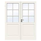 Swedoor Jeld-Wen Parinnerdörr Compact SP6+SP6 Glass 17x20