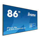 Iiyama ProLite LE8640UHS-B1 86" 4K UHD IPS