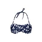 Abecita Blue Flower Twisted Bandeau Bikiniöverdel (Dam)