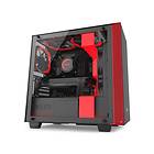 NZXT H400 (Sort/Rød/Transparent)
