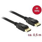 DeLock Gold DisplayPort - DisplayPort (with latches) 0.5m