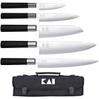 KAI Wasabi Black Knivset 5 Knivar