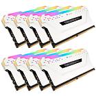 Corsair Vengeance White RGB LED Pro DDR4 2666MHz 8x8GB (CMW64GX4M8A2666C16W)