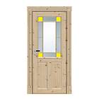 Swedoor Jeld-Wen Innerdörr Arv 7225 Glas 10x21