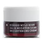 Korres Wild Rose 24h Moisturizing & Brightening Cream Oily/Comb SPF6 40ml