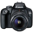 Canon EOS 4000D + 18-55/3.5-5.6 IS II + 75-300/4.0-5.6 III
