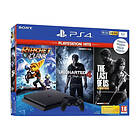 Sony PlayStation 4 (PS4) Slim 1To (+ Ratchet Clank + Uncharted 4 + TLOU) 2016