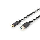 Ednet Braided USB A - USB C 3.1 1m