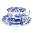 Spode Blue Italian Coffee Cup med fat 28cl
