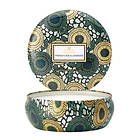 Voluspa 3 Wick Candle In Decorative Tin French Cade Lavender