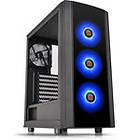 Thermaltake Versa J25 TG RGB (Svart/Transparent)