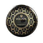 Voluspa Maison Metallo 2 Wick Candle Ambre Lumiere