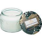 Voluspa Petite Embossed Glass Jar Candle French Cade Lavender