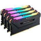 Corsair Vengeance Black RGB LED Pro DDR4 2666MHz 4x16GB (CMW64GX4M4A2666C16)