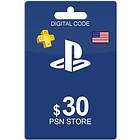 Sony PlayStation Network Card - 30 USD