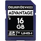 Delkin Advantage SDHC Class 10 UHS-I U3 V30 633x 16GB