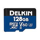 Delkin Prime microSDXC Class 10 UHS-II U3 V60 1900x 128GB