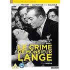 Le Crime De Monsieur Lange (UK) (DVD)