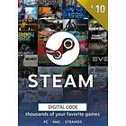 Steam Wallet Card - 10 EUR