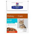 Hills Feline Prescription Diet KD Kidney Care Early Stage 12x0.085kg