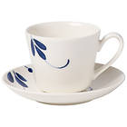 Villeroy & Boch Old Luxembourg Brindille Espressokopp med fat 10cl