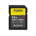 Sony Tough SDXC Class 10 UHS-II U3 V90 300/299MB/s 64GB