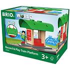 BRIO World Inspelningsbar Tågstation 33840