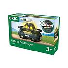BRIO World Fraktvagn med guld och ljus 33896
