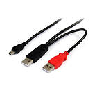 StarTech 2x USB A - USB Mini-B 2.0 0,3m