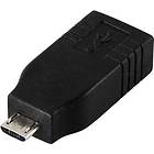 Deltaco USB A - USB Micro-B F-M Adapter