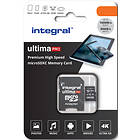 Integral UltimaPro Premium microSDXC Class 10 UHS-I U3 V30 A1 100/70MB/s 64GB