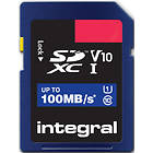 Integral SDXC Class 10 UHS-I V10 100MB/s 64GB