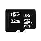 Team Group 500x microSDHC Class 10 UHS-I 80/15MB/s 32GB