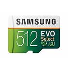 Samsung Evo Select microSDXC Class 10 UHS-I U3 100/90Mo/s 512Go