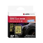 AgfaPhoto High Speed Professional SDXC Class 10 UHS-I U3 V30 100/95MB/s 64GB