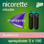 Nicorette Frutkmint Munspray 1mg/dos 2x150 doser