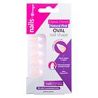 Invogue Classic French Oval False Nails 24-pack