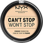 NYX Can't Stop Won't Stop Powder Foundation 10,7g