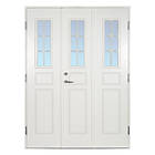 Scandidoor Halvparytterdörr Tremål Glas 14x20
