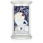 Kringle Candle Large Classic Jar 2 Wick Bougies Parfumées Cashmere & Cocoa