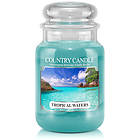 Country Candle Large Jar 2 Wick Duftlys Tropical Waters