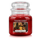 Country Candle Medium Jar 2 Wick Doftljus Merry Christmas