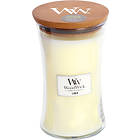 WoodWick Large Scented Candle Linen