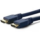 MicroConnect Flexible 18Gbps HDMI - HDMI High Speed with Ethernet 0.5m