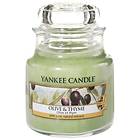 Yankee Candle Small Jar Olive & Thyme